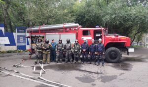 пожарная тренировка комсомольск